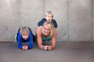 how to workout with your kids