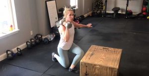 how to do the perfect lunge shown by certified personal trainer emily ackart