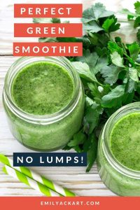 how to make a healthy green smoothie