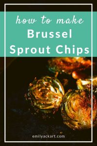 brussel sprout chip recipe