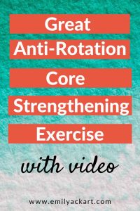 Great Anti-Rotation Core Strengthening Exercise